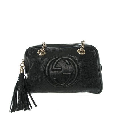 Gucci Pebbled Calfskin Small Soho Bowler Black 1 of 9