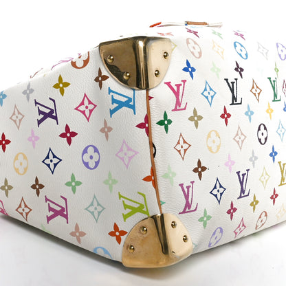 Louis Vuitton Monogram Multicolor Speedy 30 White 8 of 9