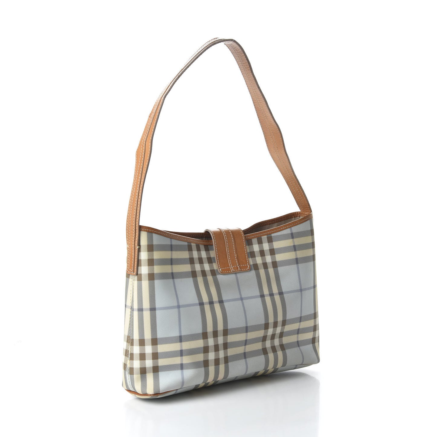 House Check Shoulder Bag Blue