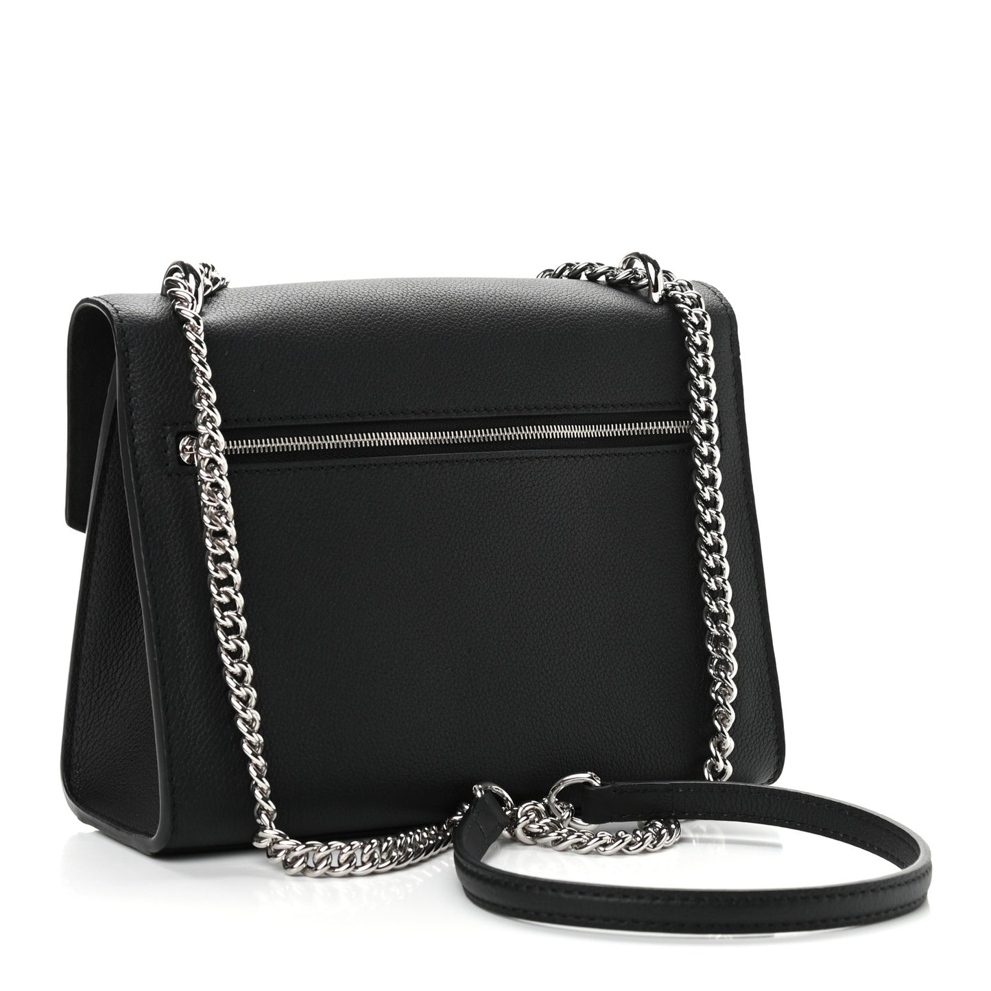 Soft Calfskin Mylockme Chain Bag BB Black