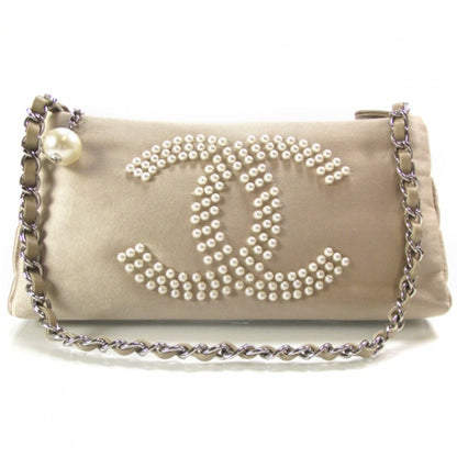 Chanel Satin Pearl CC Evening Bag 1 of 12