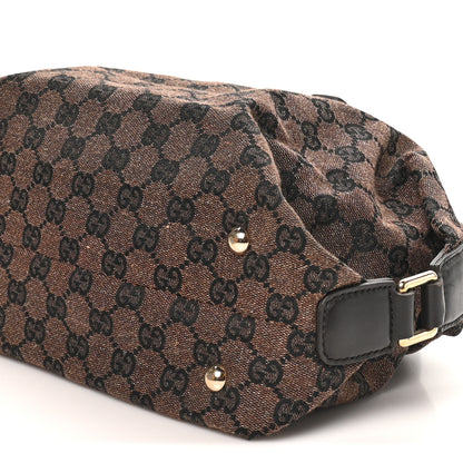Gucci Monogram Small Boston Dark Brown 10 of 10