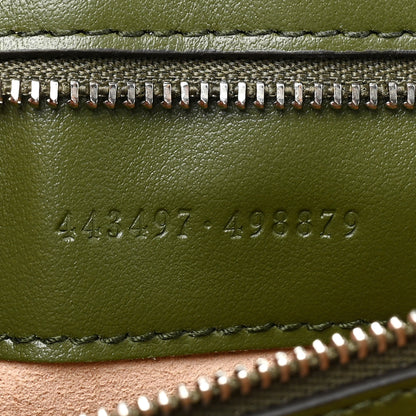 Gucci Calfskin Matelasse Aria Small GG Marmont Shoulder Bag Military Wood 7 of 9