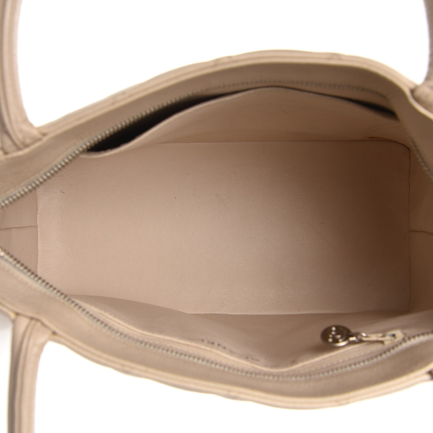 Chanel Caviar Quilted Medallion Tote Light Beige 5 of 12