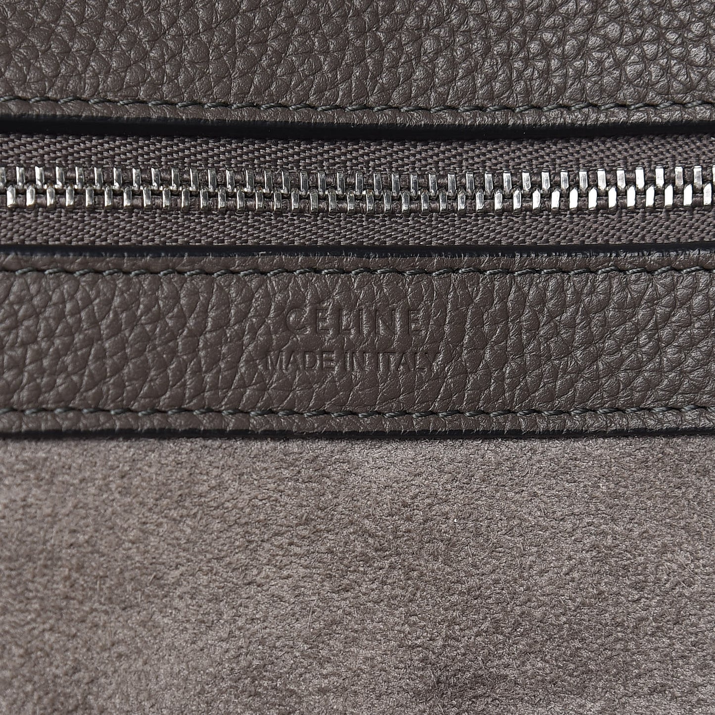 Soft Grained Calfskin Small Belt Cabas Phantom Taupe