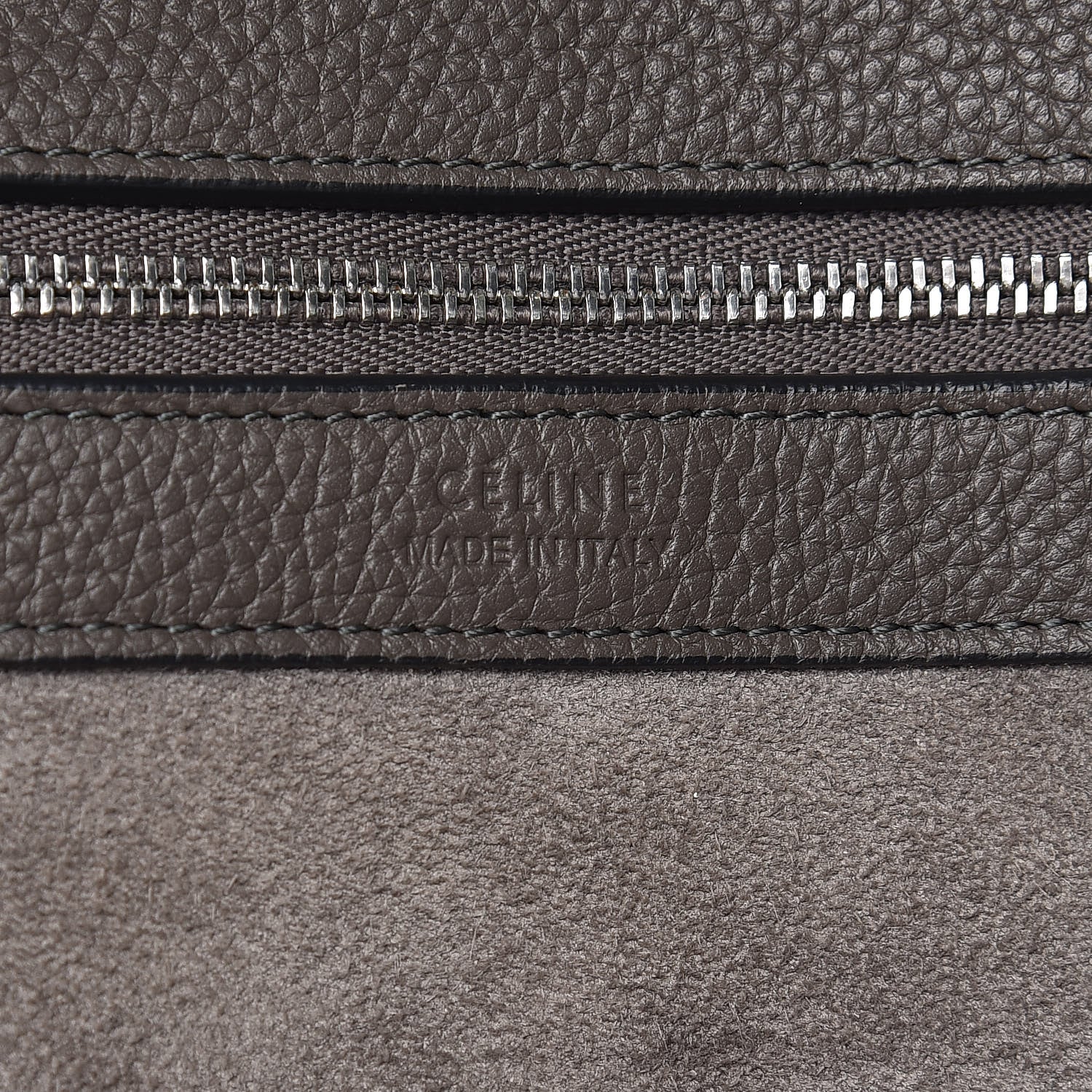 Celine Soft Grained Calfskin Small Belt Cabas Phantom Taupe 6 of 13