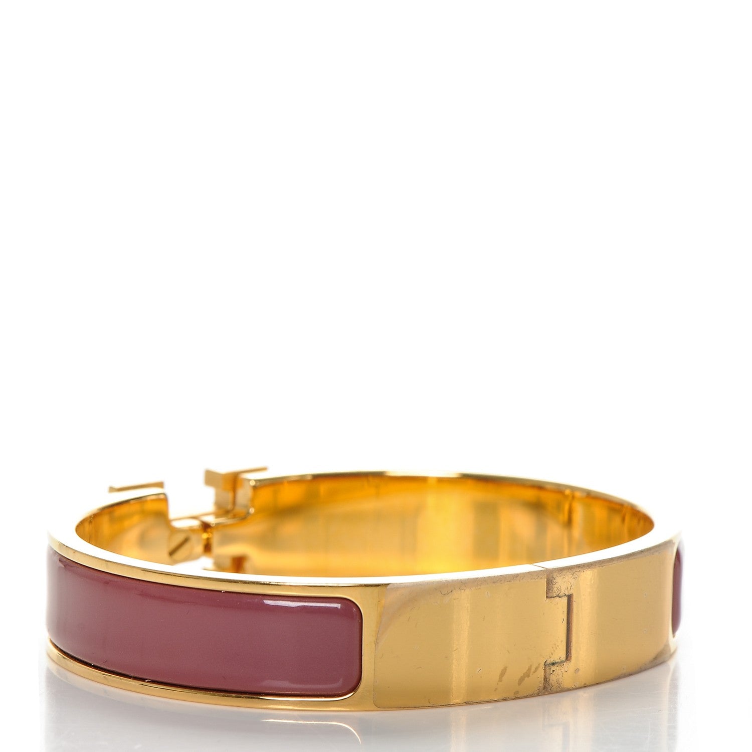 Hermes Enamel Narrow Clic Clac H Bracelet PM Muscat 3 of 5