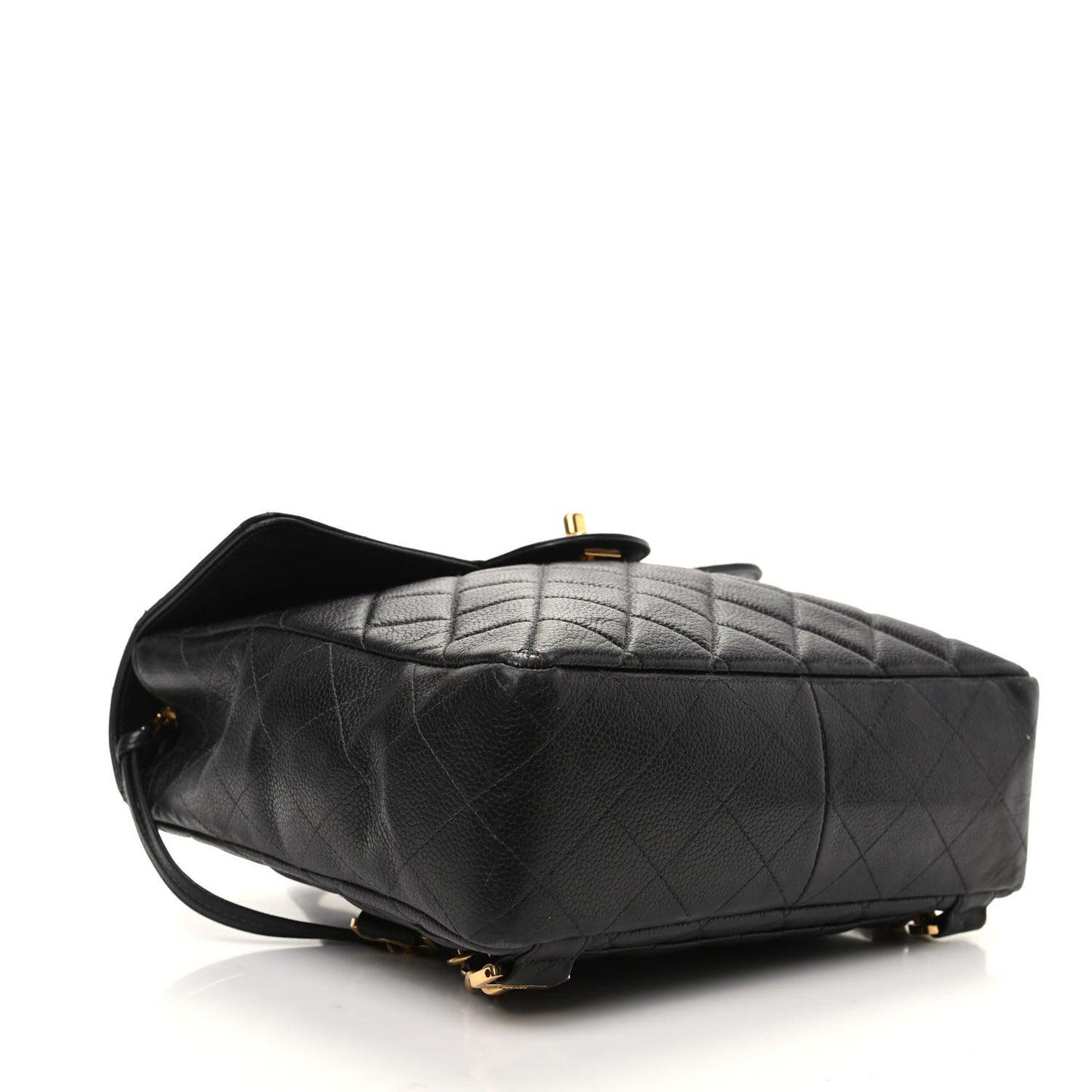 Caviar Quilted Backpack Black