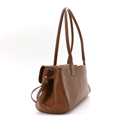 Chanel Grained Calfskin Stitched Urban Essentials Small Shopping Bag Camel 3 of 11