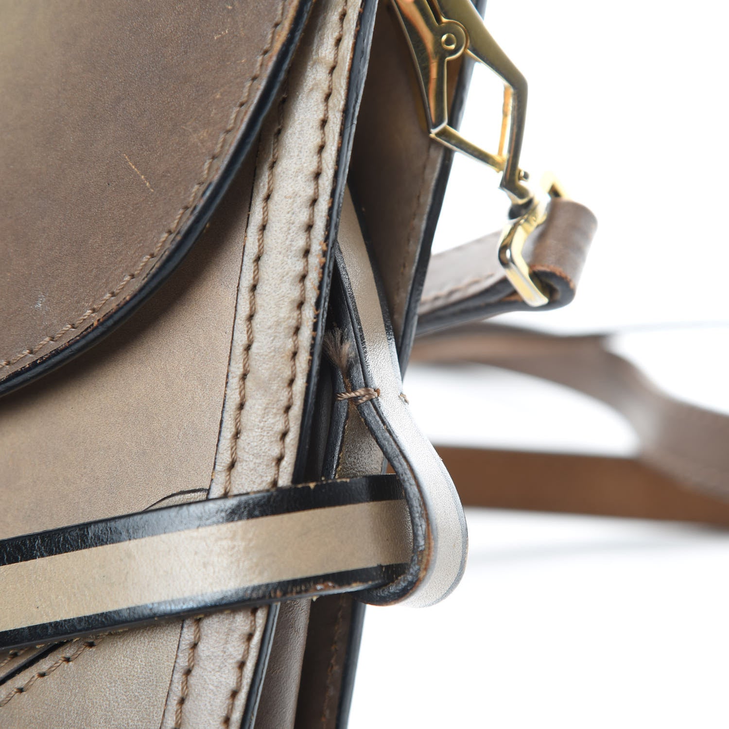 Burberry Bridle Calfskin Katherine Crossbody Clutch Brown 19 of 23