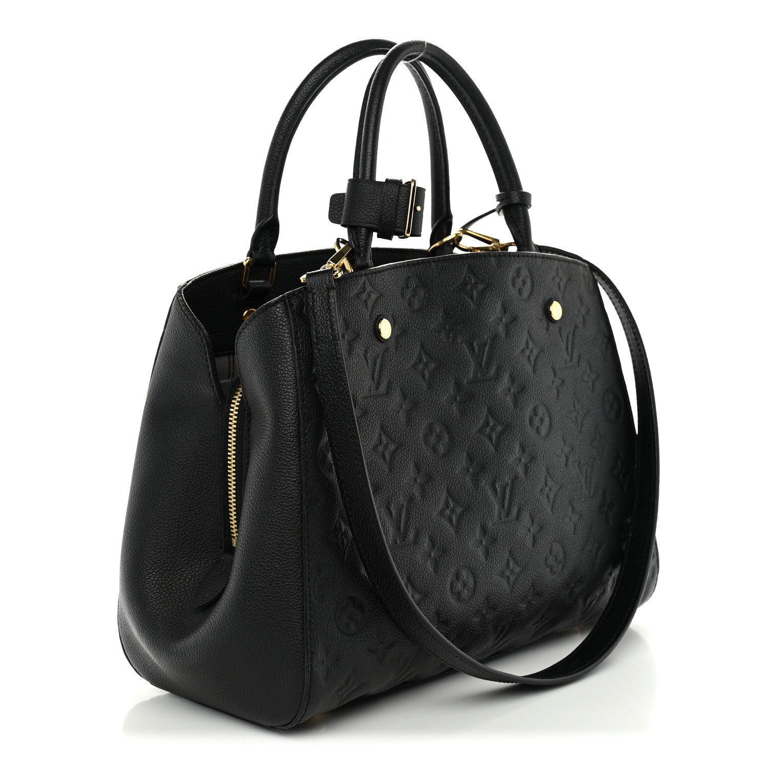 Louis Vuitton Empreinte Montaigne MM Black 3 of 9