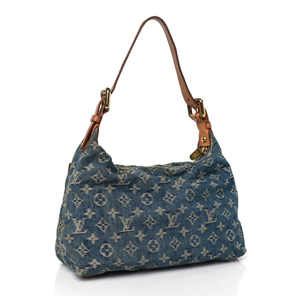 Louis Vuitton Monogram Denim Baggy PM Blue 3 of 8