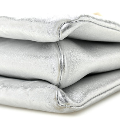 Louis Vuitton Metallic Lambskin Embossed Monogram Coussin PM Silver 11 of 13