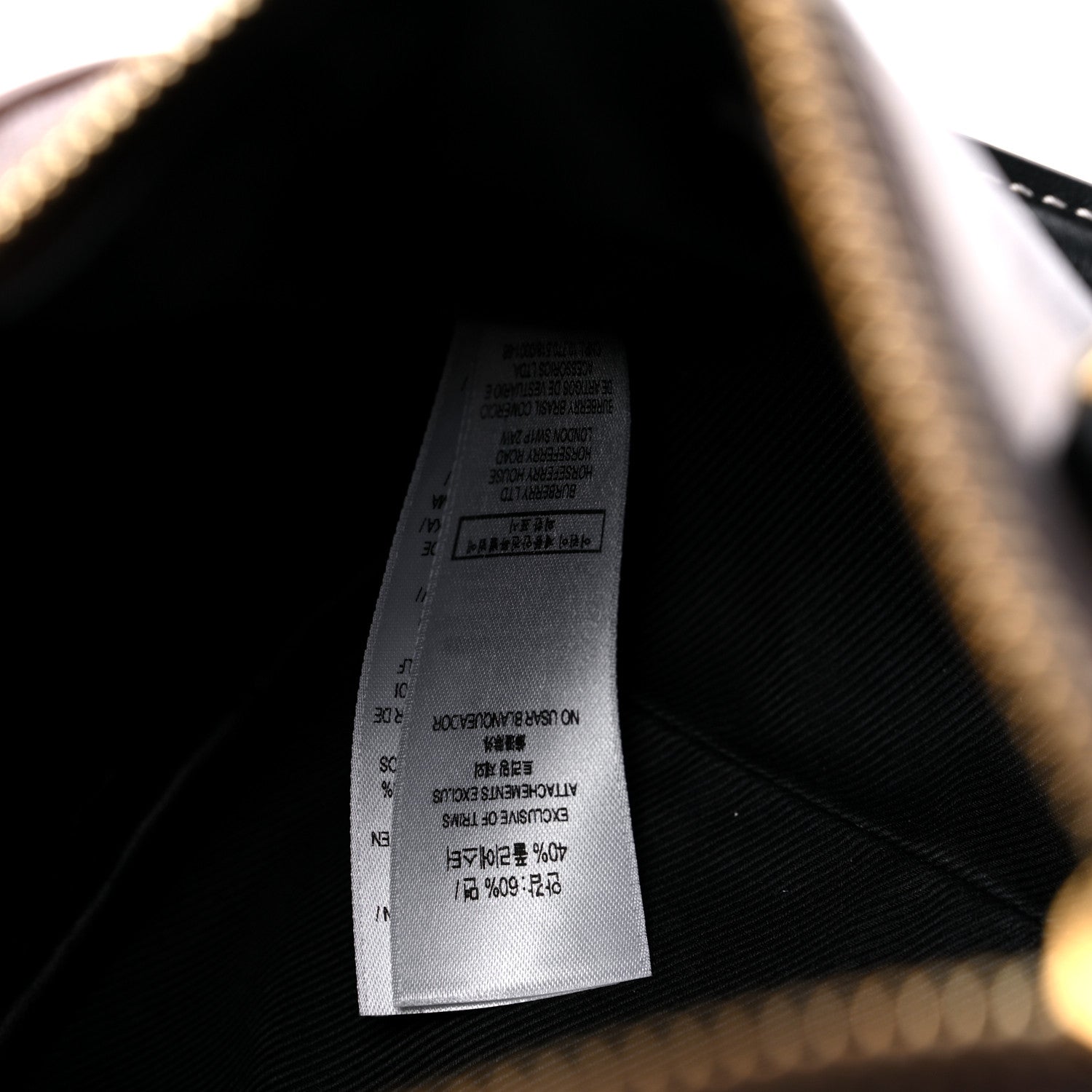 Burberry E-canvas Check Mini Bowling Bag Dark Birch Brown 7 of 10