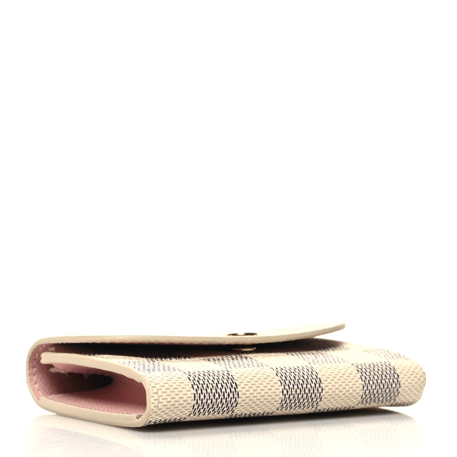 Louis Vuitton Damier Azur Rosalie Coin Purse Rose Ballerine 4 of 9