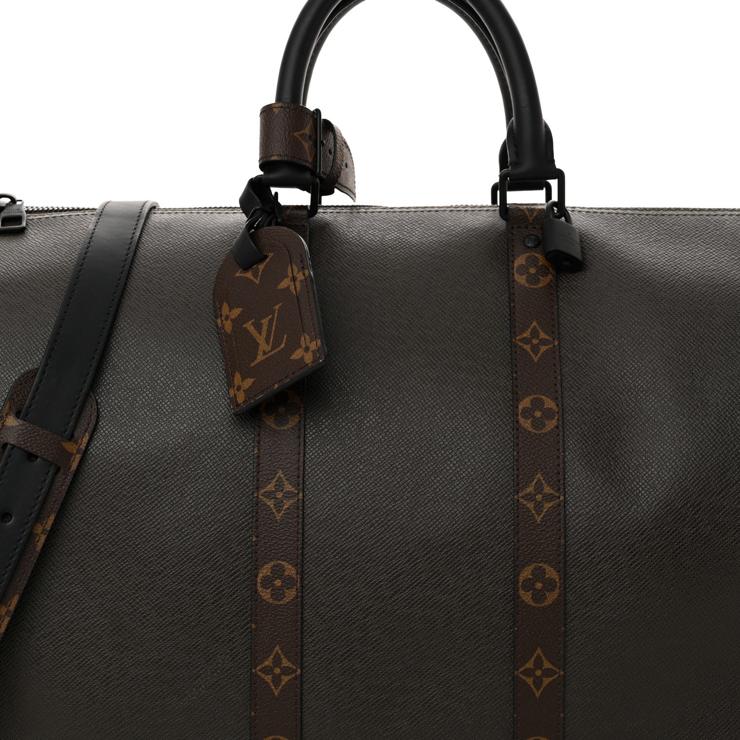 Louis Vuitton Taiga Monogram Keepall Bandouliere 50 Khaki 7 of 12