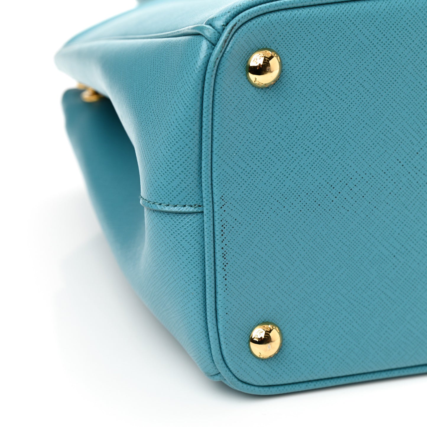 Saffiano Lux Parabole Tote Turchese