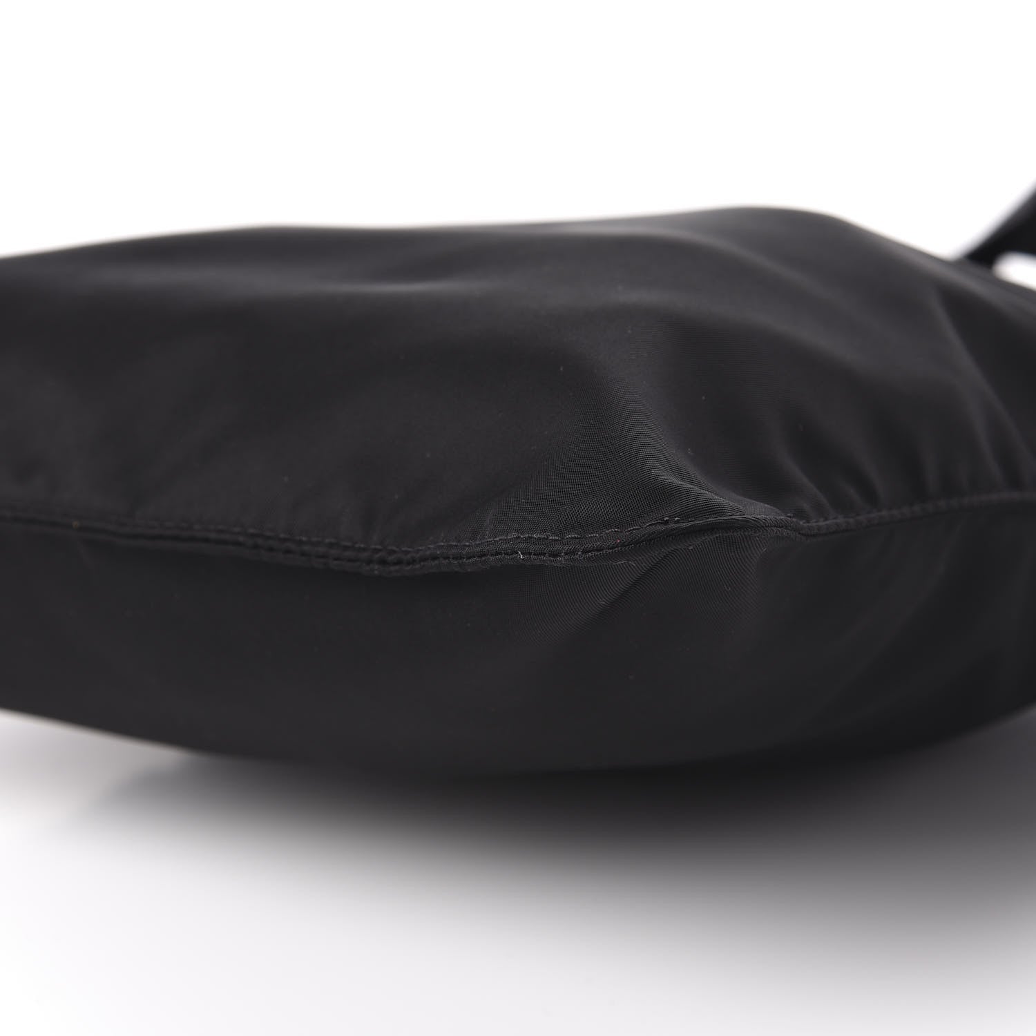 Prada Nylon Flat Messenger Bag Black 8 of 10