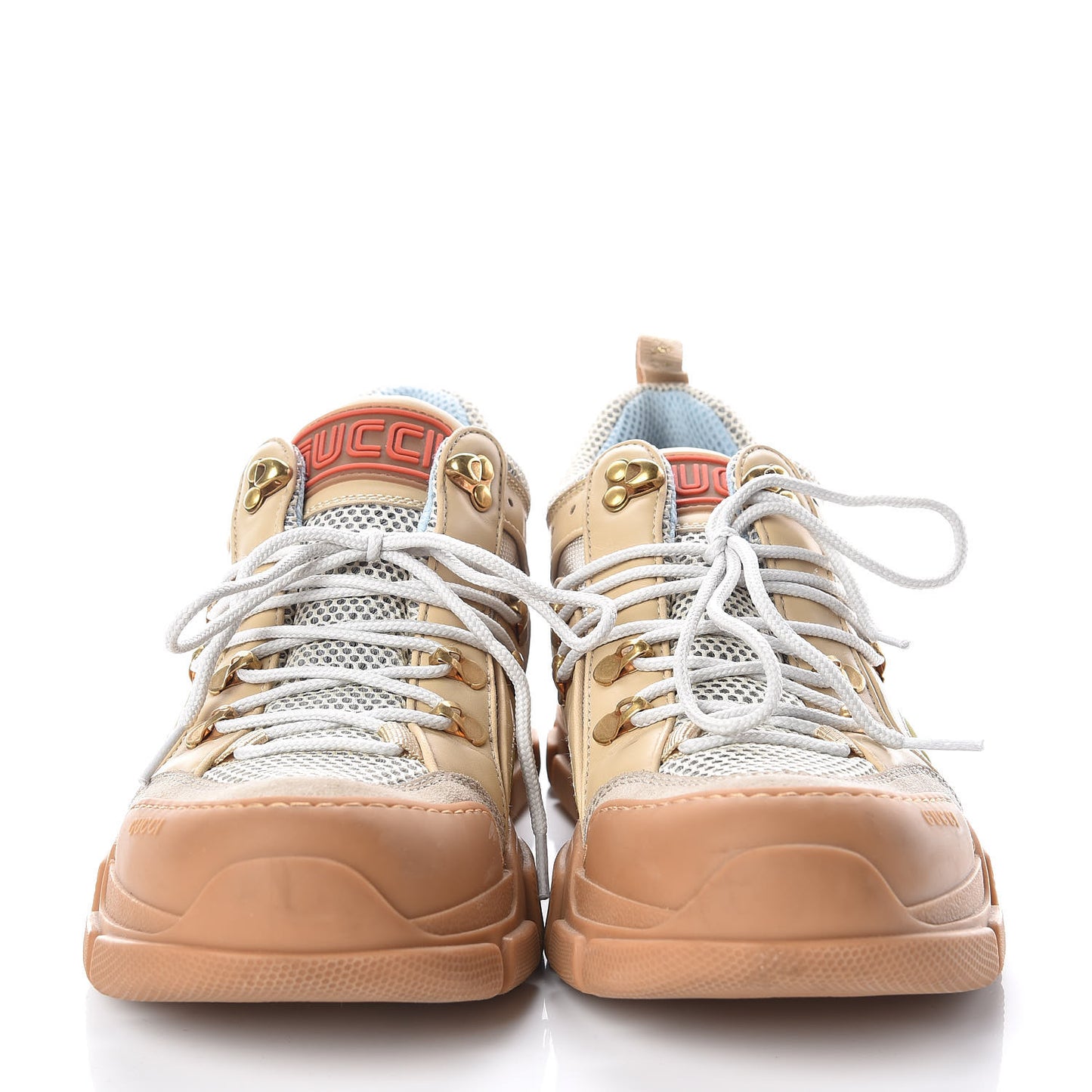 X SEGA Mesh Canvas Calfskin Removable Crystals Flashtrek Sneakers 41 Mystic White Oatmeal Sand Storm