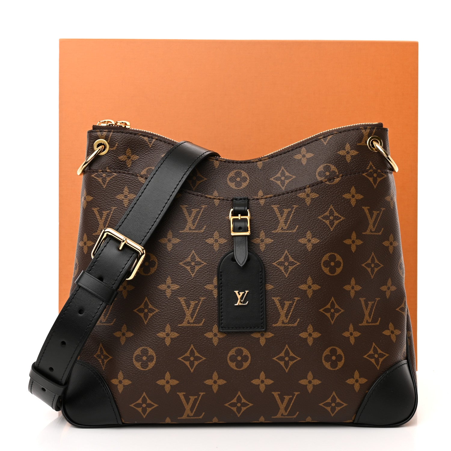 Louis Vuitton Monogram Odeon MM Black 10 of 10