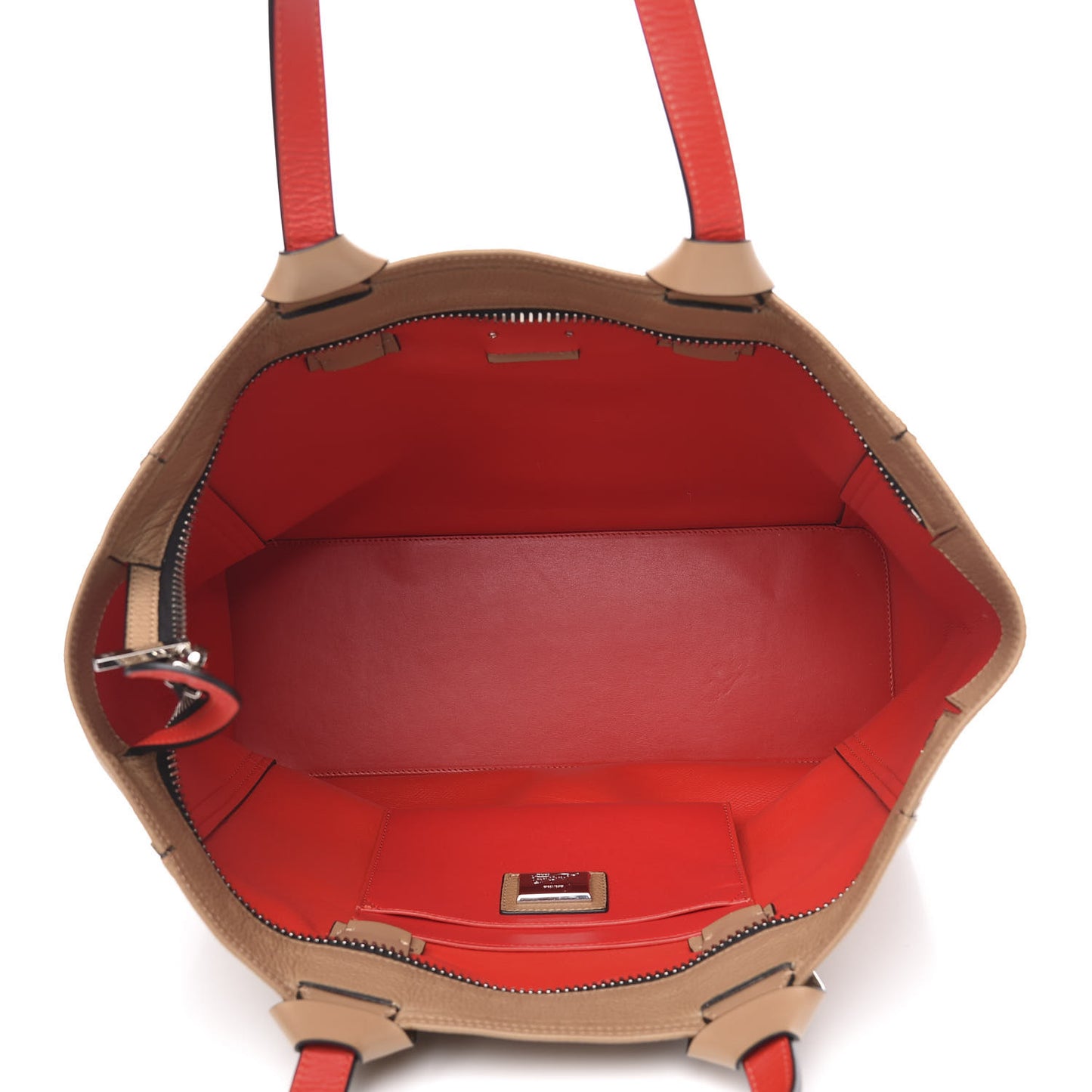 Grained Calfskin Kabiker Tote Nude
