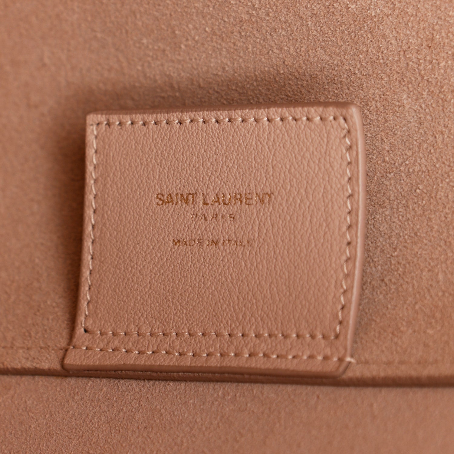 Saint Laurent Calfskin Large Shopping Tote Pale Blush 13 of 27