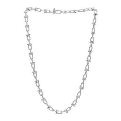 Tiffany Sterling Silver Medium HardWear Link Necklace 2 of 3