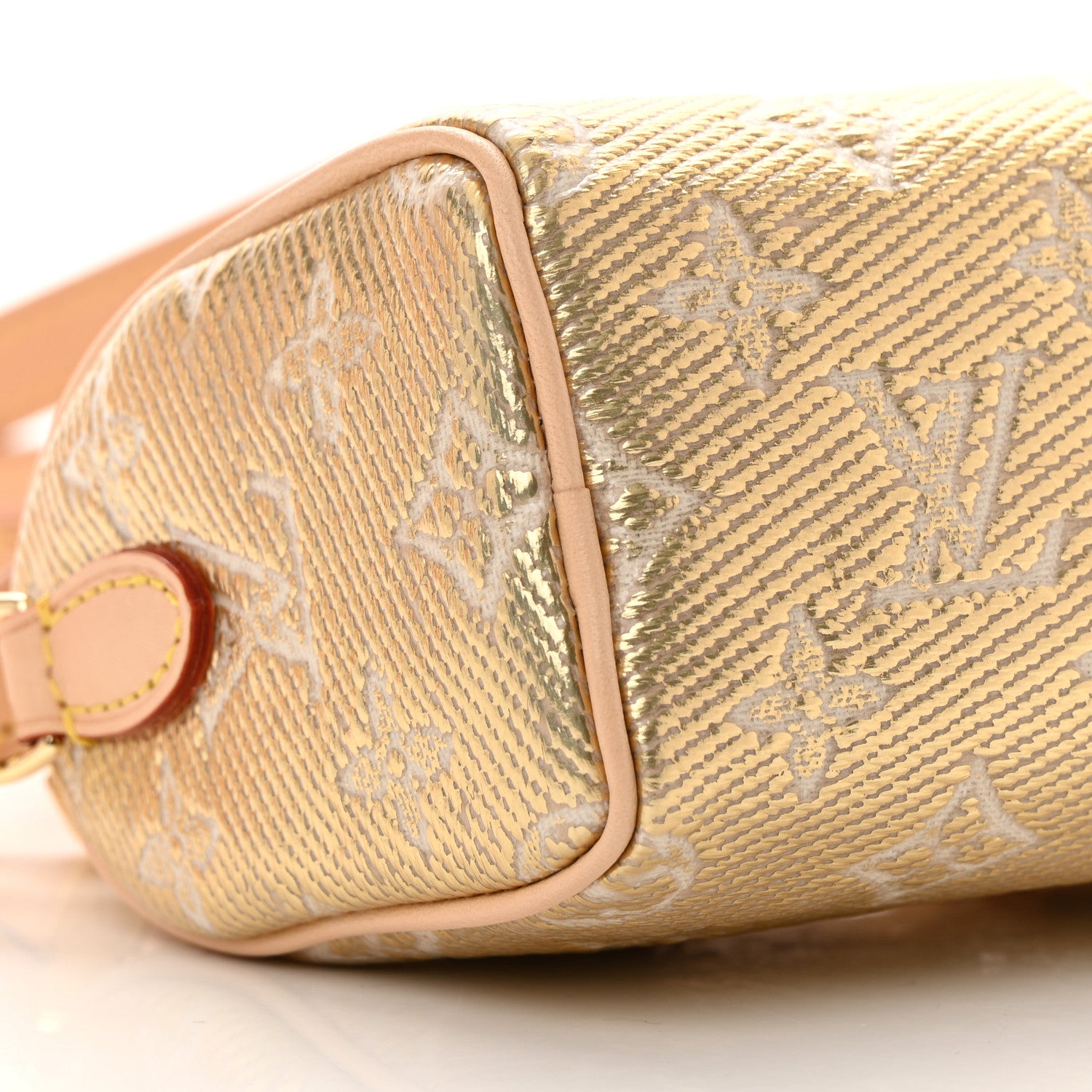 Louis Vuitton Monoglam Nano Speedy Beige 8 of 10