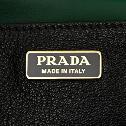 Prada City Calf Saffiano Cahier Bag Biliardo Black 6 of 9