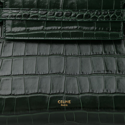 Celine Calfskin Crocodile Embossed Micro Belt Bag Amazone 9 of 12