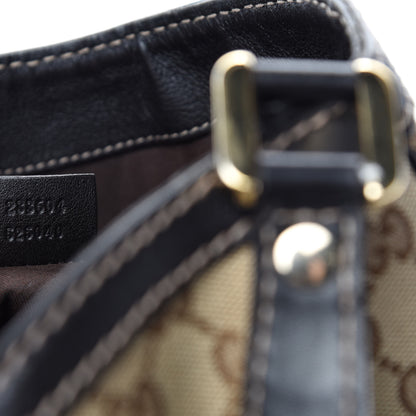 Gucci Monogram Large New Ladies Web Hobo Dark Brown 14 of 15