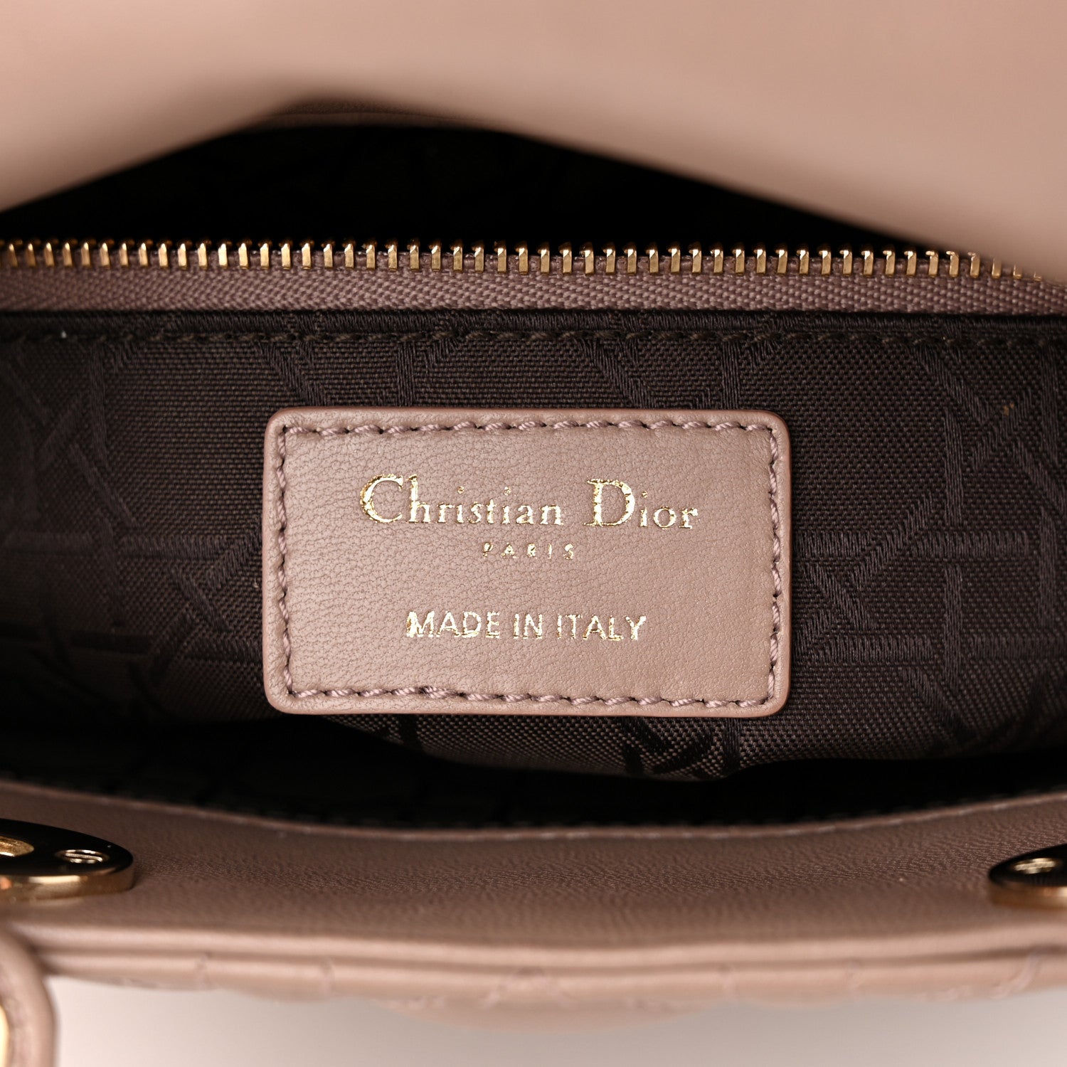 Christian Dior Lambskin Cannage Small Lucky Badges My Lady Dior Fard 6 of 17