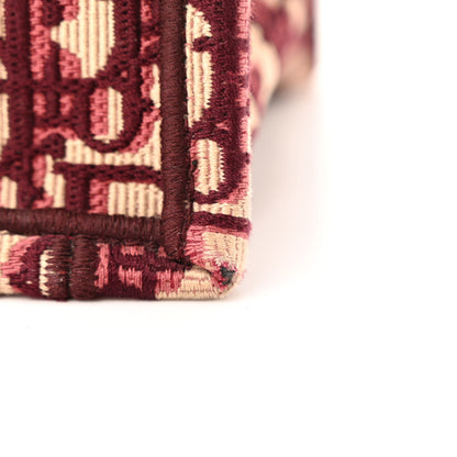 Christian Dior Oblique Large Book Tote Burgundy Multicolor 13 of 13