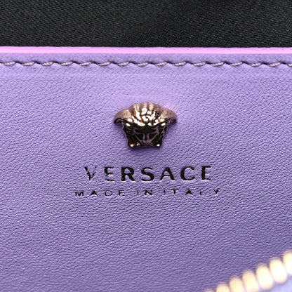 Versace Patent Palazzo Medusa Chain Shoulder Bag Purple 8 of 12