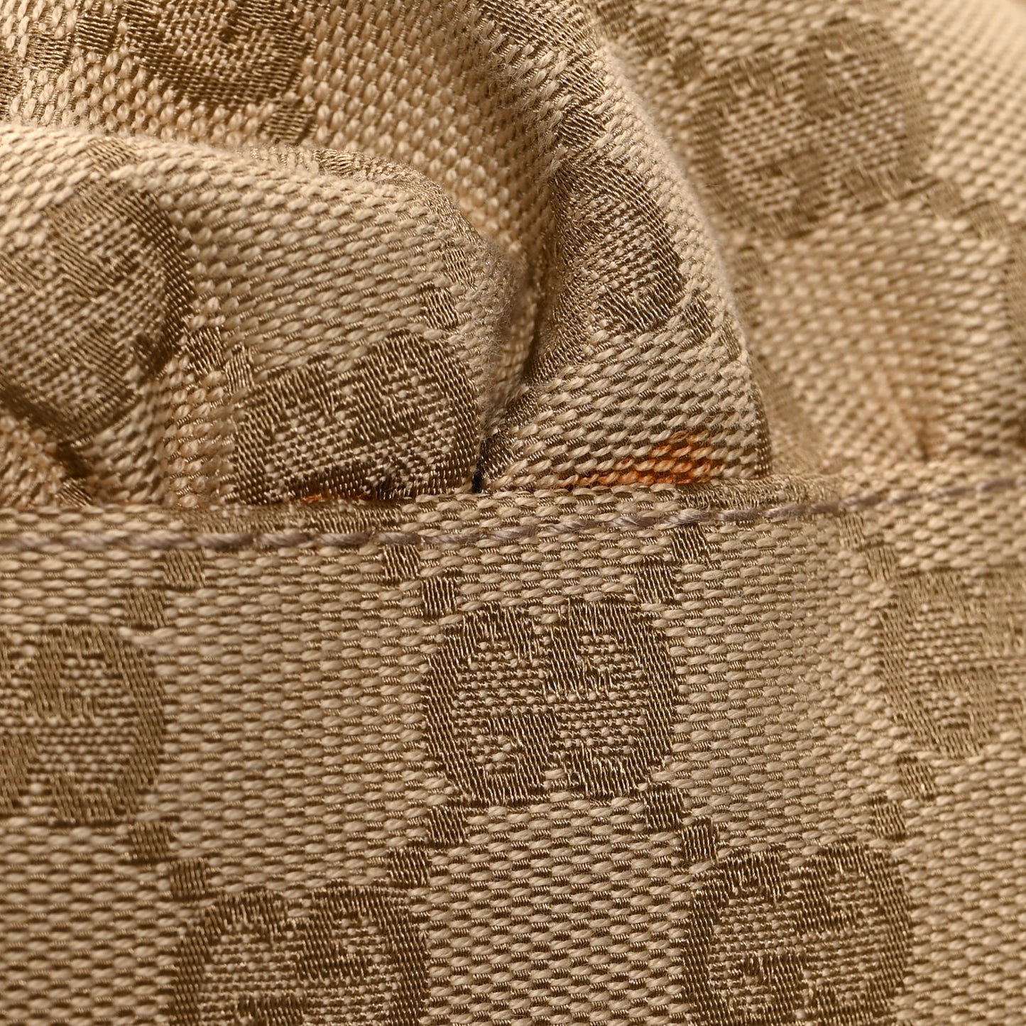 Monogram Medium D Gold Hobo Gold