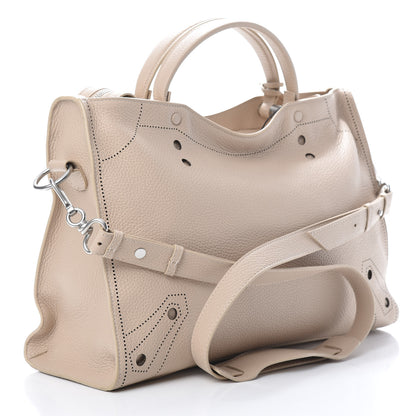 Balenciaga Veau Grana Perforated Blackout Hardware City Beige Poudre 4 of 11