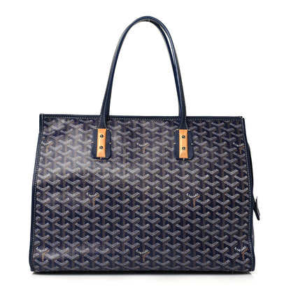 Goyard Goyardine Marquises Tote Navy 1 of 17