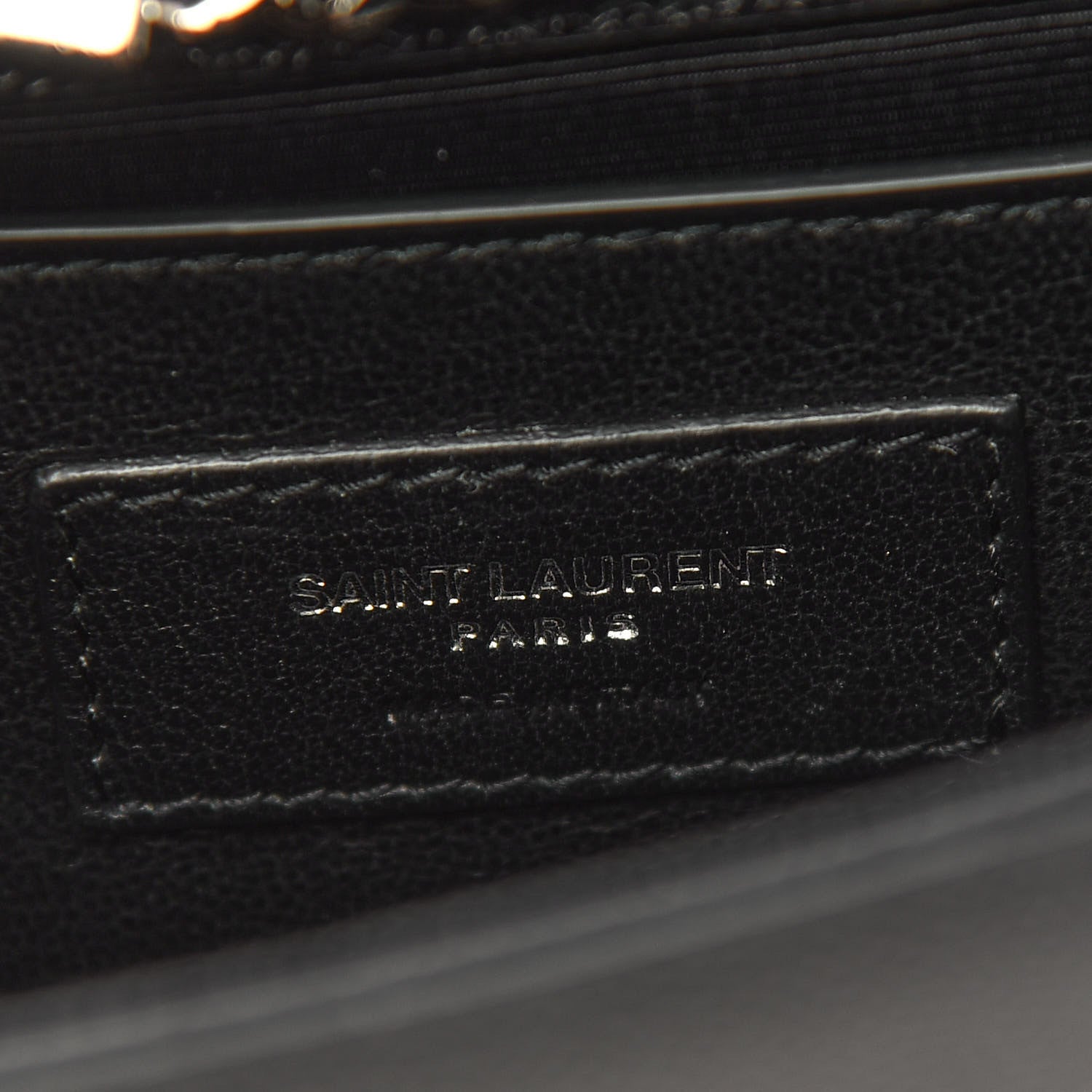 Saint Laurent Grain De Poudre Small Monogram Kate Satchel Black 6 of 8