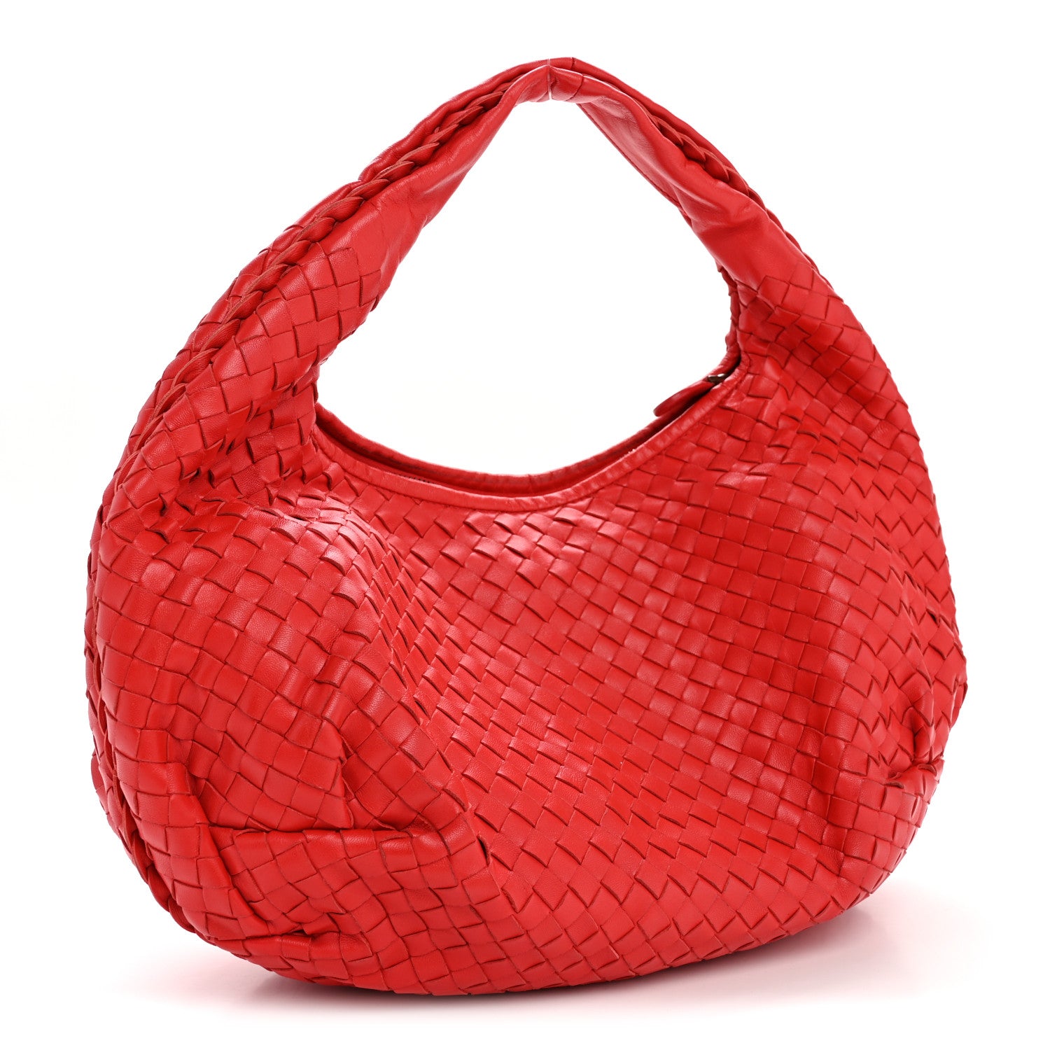 Bottega Veneta Nappa Intrecciato Medium Belly Veneta Hobo Flame 4 of 13