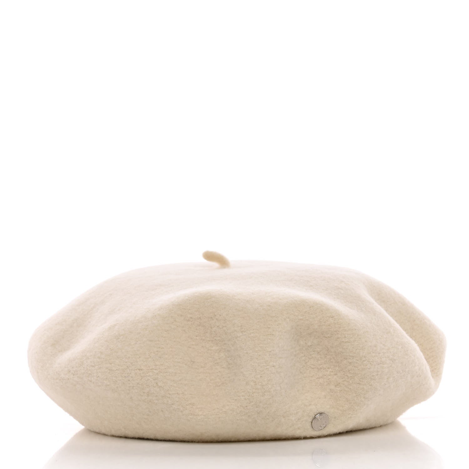 Hermes Merino Wool Bonnie Beret 56 Naturel 5 of 7