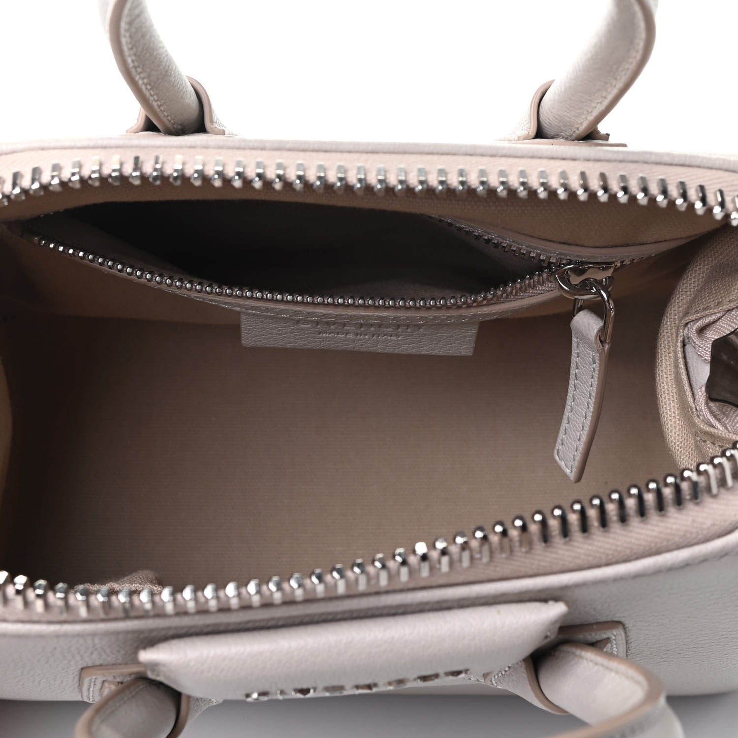 Givenchy Sugar Goatskin Mini Antigona Pearl Grey 4 of 4