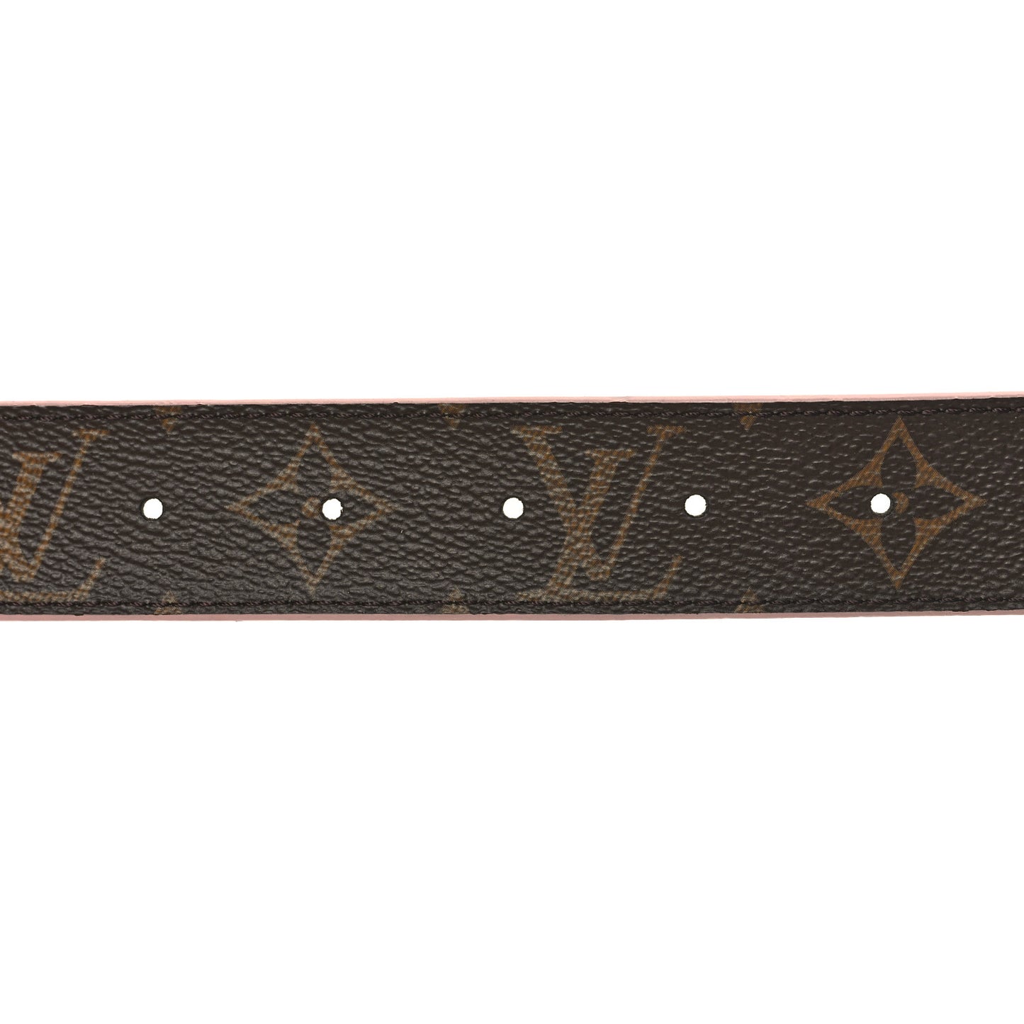 Calfskin Monogram 30mm LV Initiales Reversible Belt 90 36 Rose Ballerine