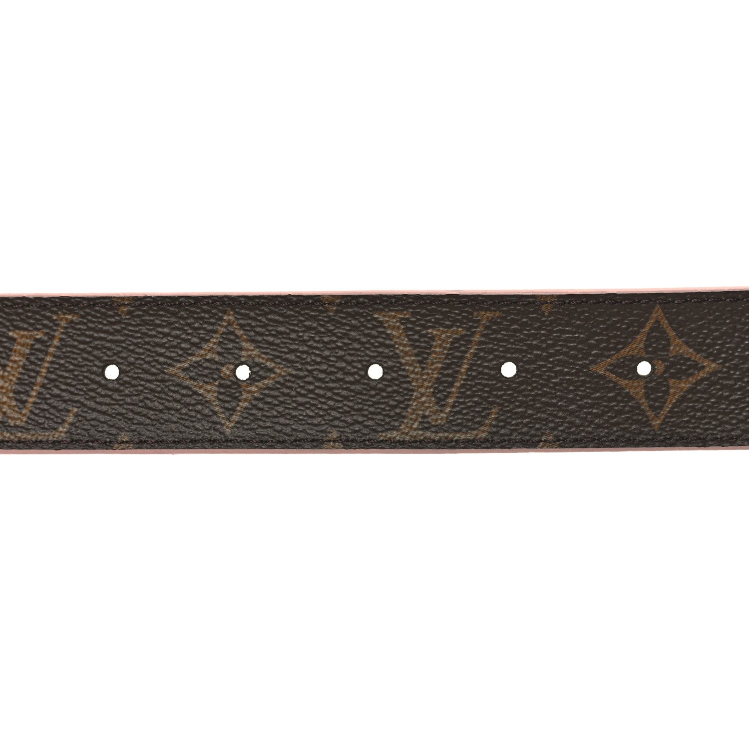Louis Vuitton Calfskin Monogram 30mm LV Initiales Reversible Belt 90 36 Rose Ballerine 3 of 6