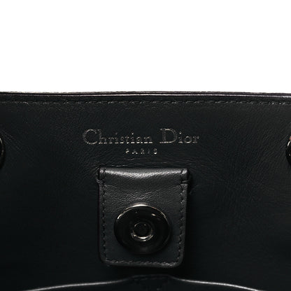 Christian Dior Smooth Calfskin Medium Diorissimo Tote Burgundy Pink 7 of 11