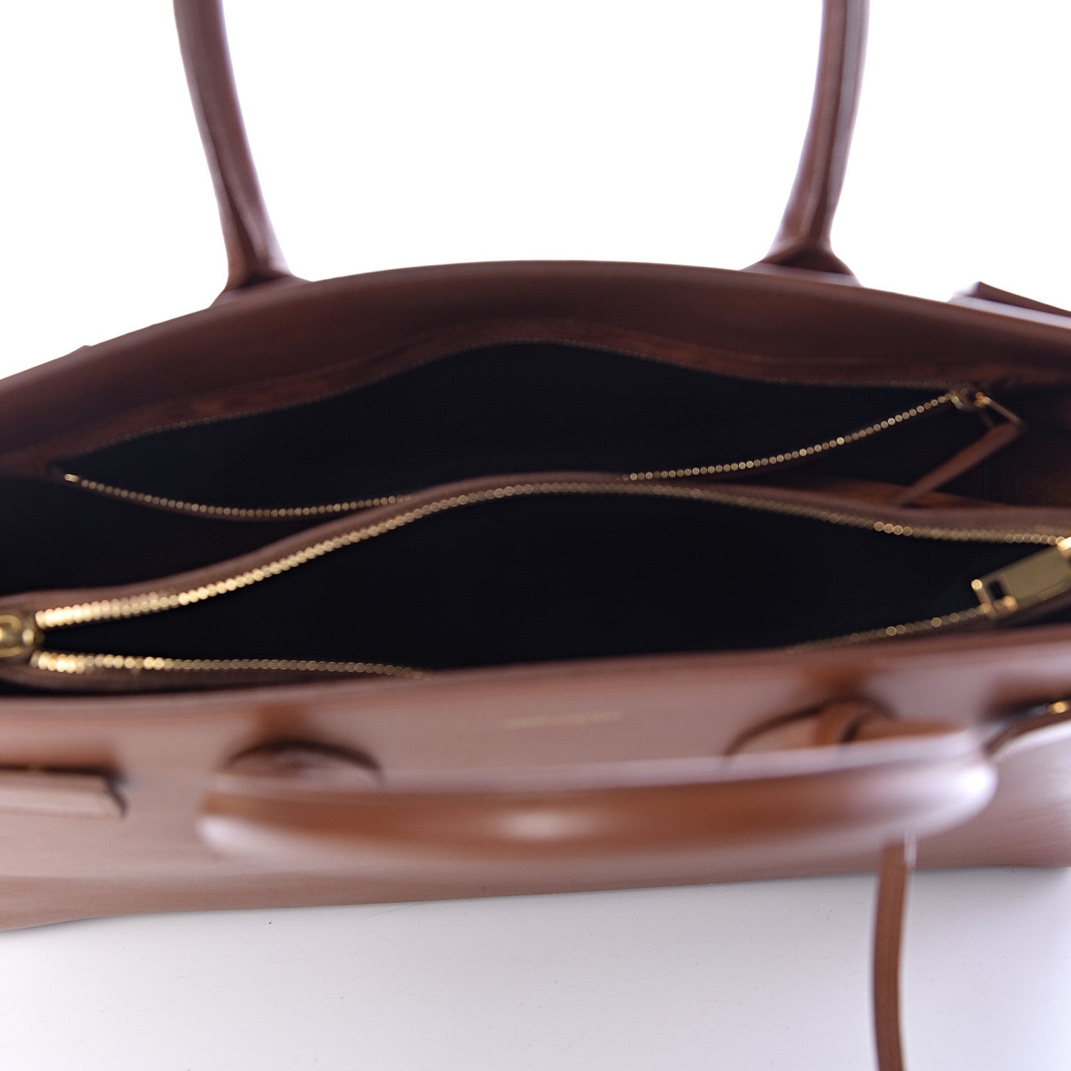 Saint Laurent Calfskin Large Sac De Jour Carryall Cognac 5 of 12