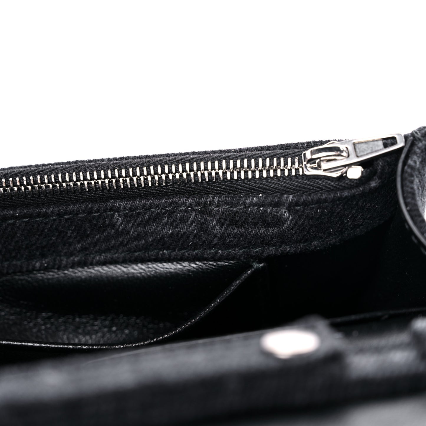 Denim BB Monogram Hourglass Chain Bag Black