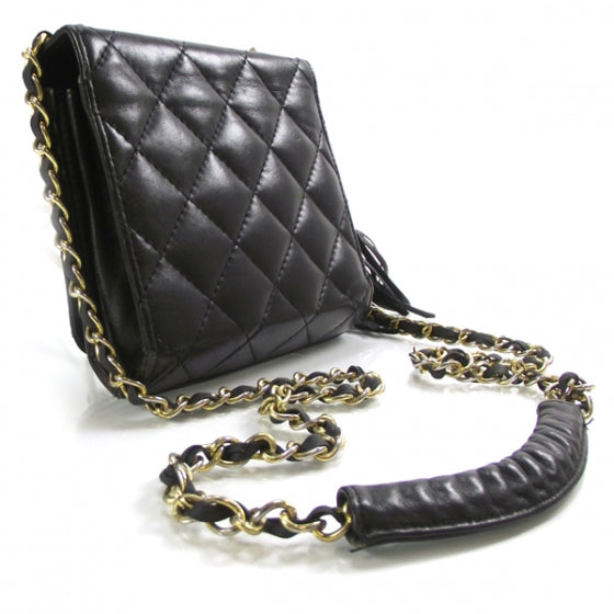 Chanel Black Quilted Shoulder Bag 3 of 9