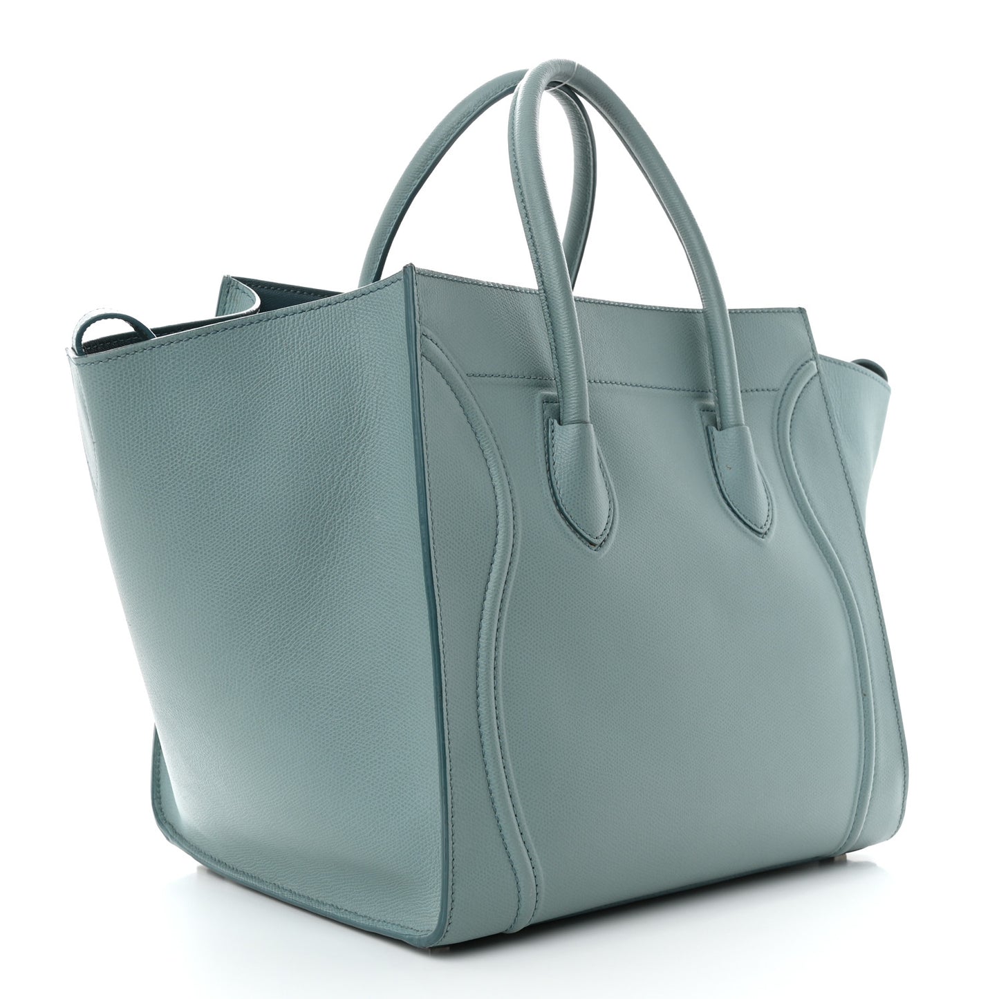 Baby Grained Calfskin Medium Phantom Luggage Glacier