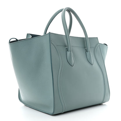 Celine Baby Grained Calfskin Medium Phantom Luggage Glacier 3 of 15