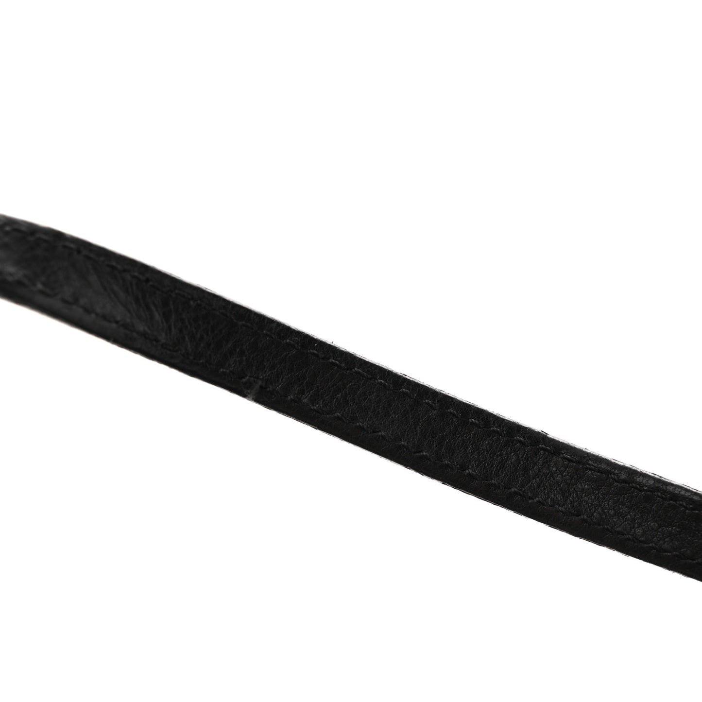 Calfskin Quilted Retro Chain Flap Black